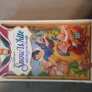 Disney Snow White and the Seven Dwarfs VHS